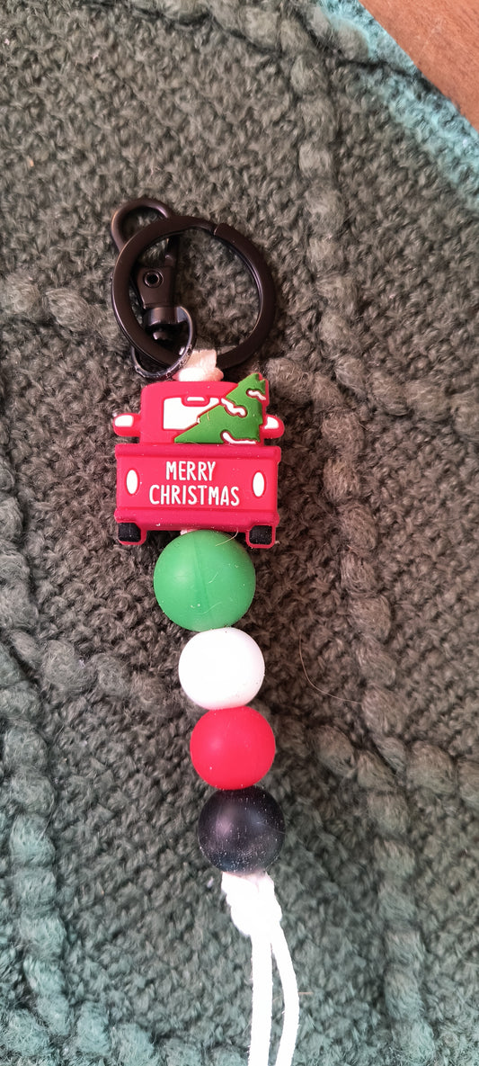 Christmas Keychain - Truck