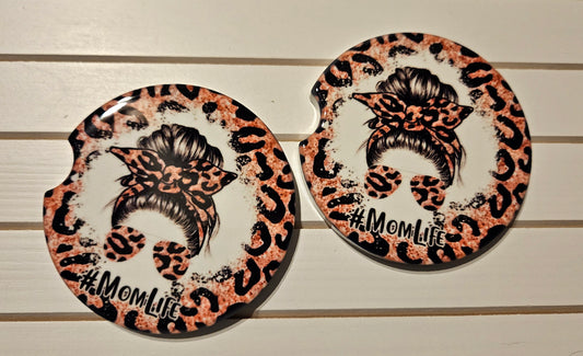 Car Coasters Ceramic - Mom Life